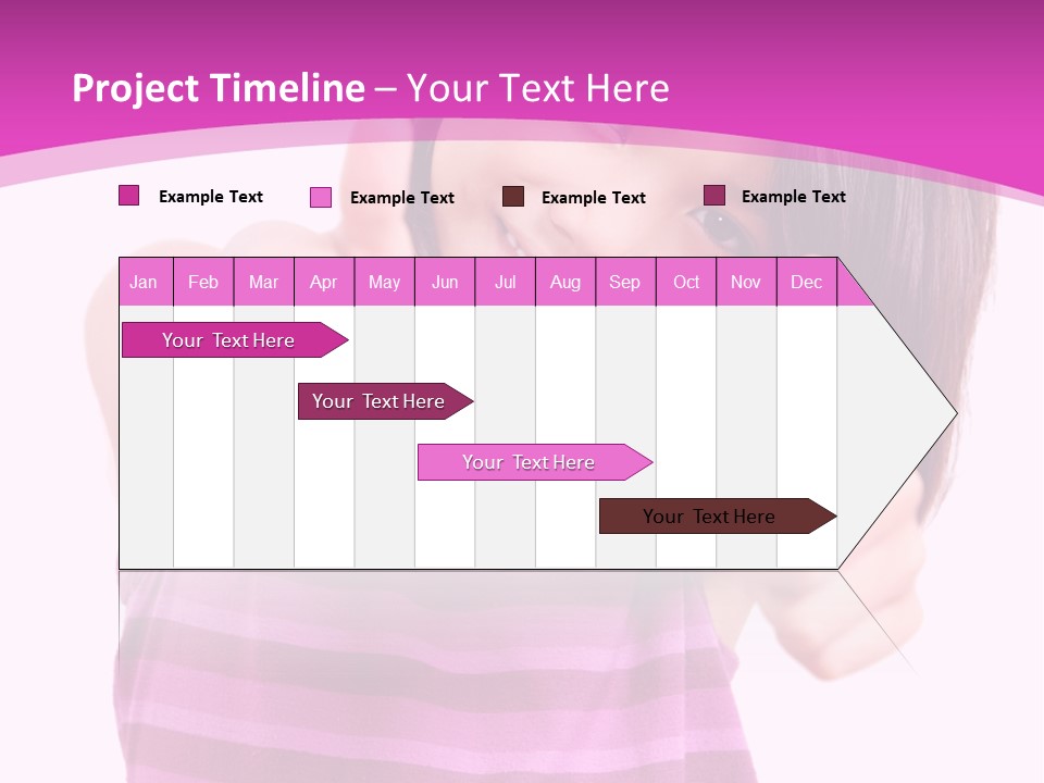 Girl Pretty Cute PowerPoint Template