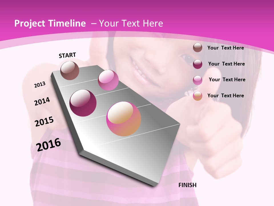 Girl Pretty Cute PowerPoint Template