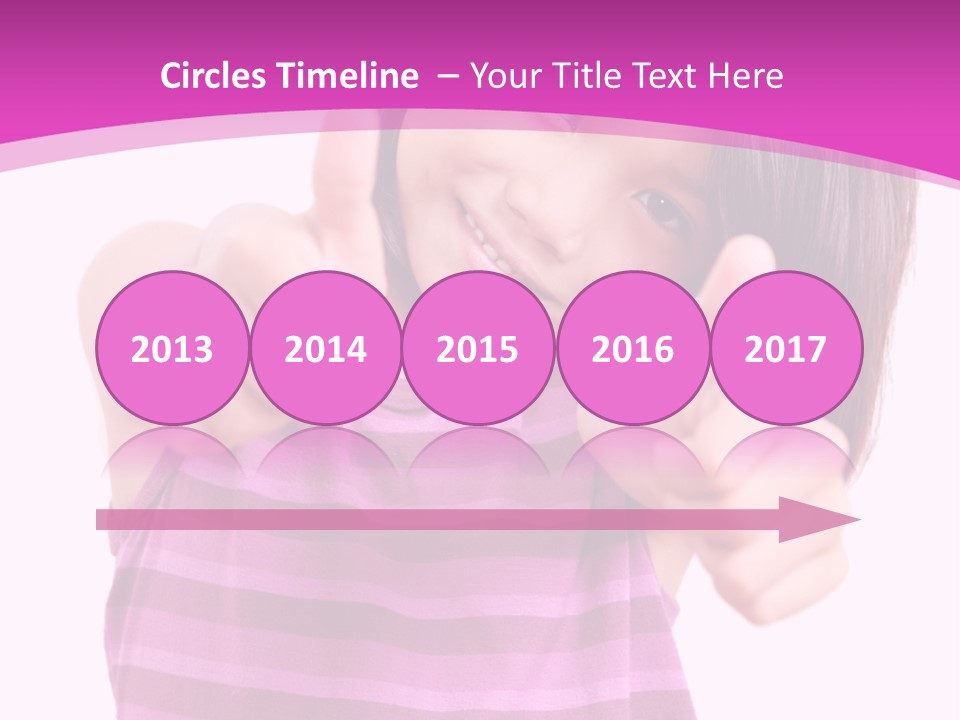 Girl Pretty Cute PowerPoint Template