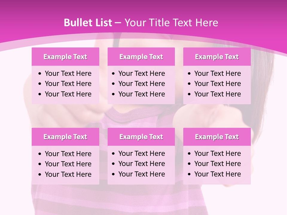 Girl Pretty Cute PowerPoint Template
