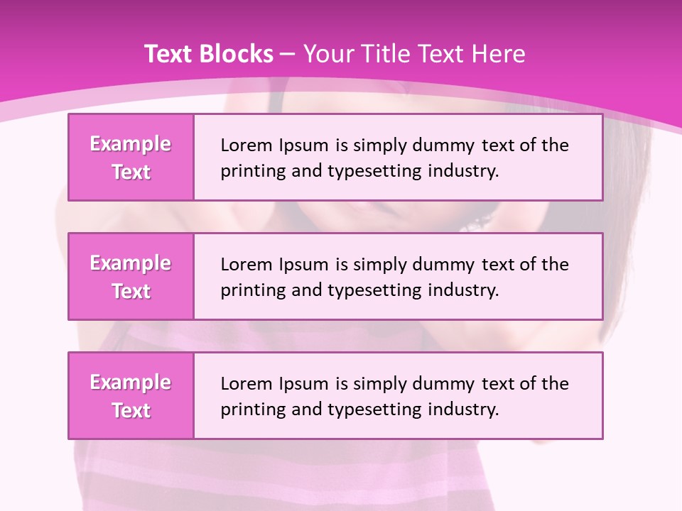 Girl Pretty Cute PowerPoint Template