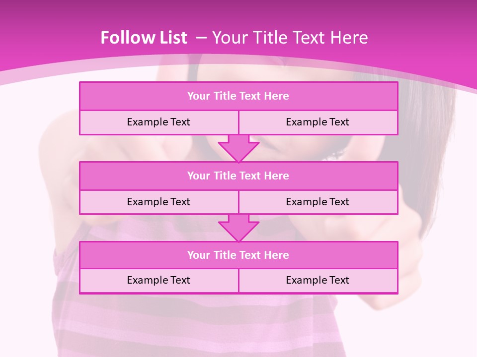 Girl Pretty Cute PowerPoint Template