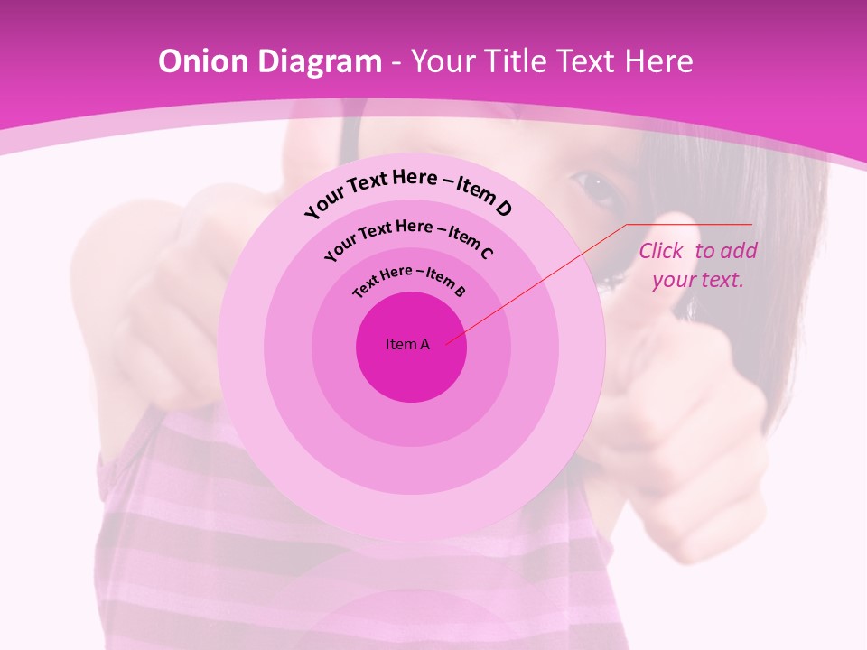 Girl Pretty Cute PowerPoint Template