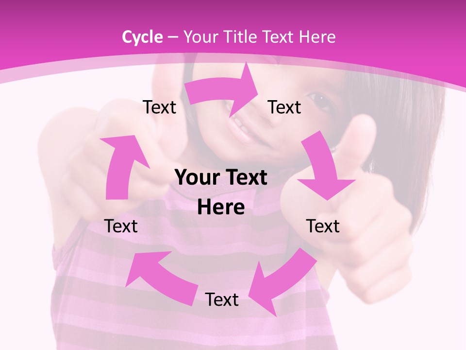 Girl Pretty Cute PowerPoint Template