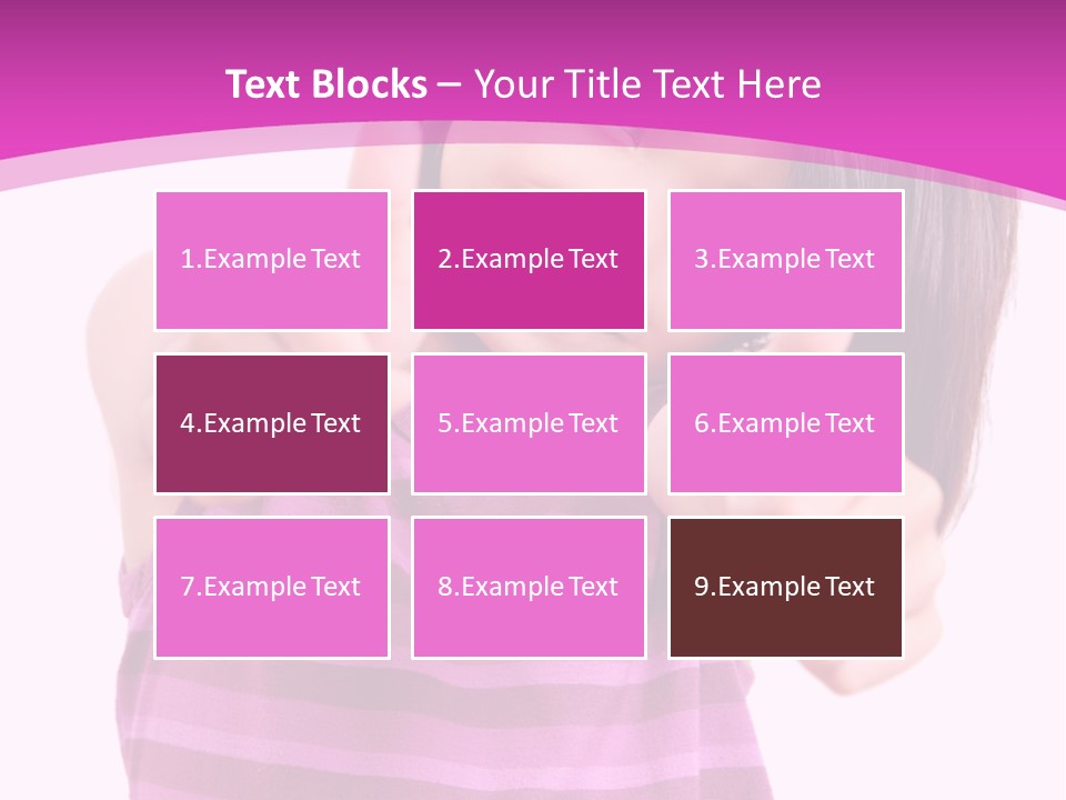 Girl Pretty Cute PowerPoint Template