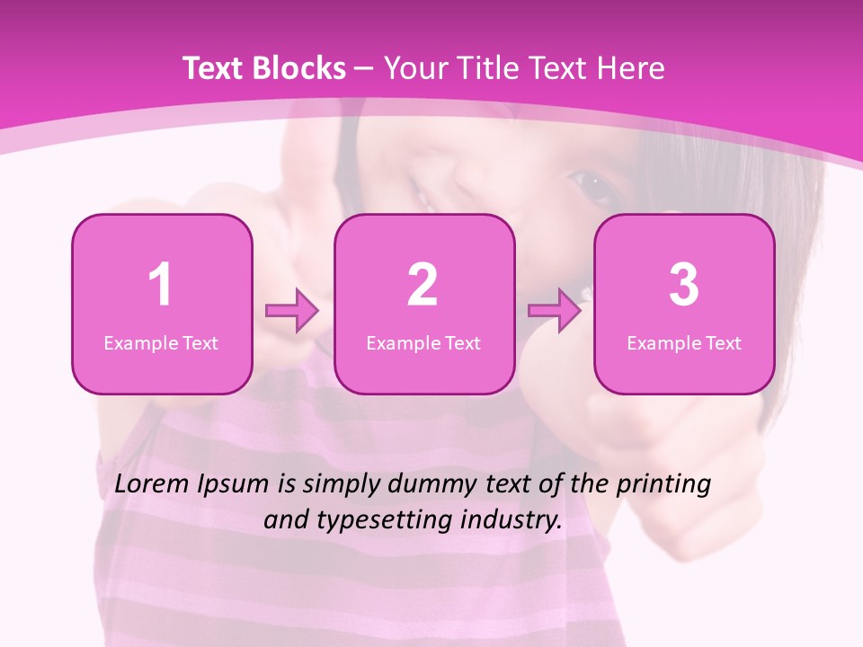Girl Pretty Cute PowerPoint Template