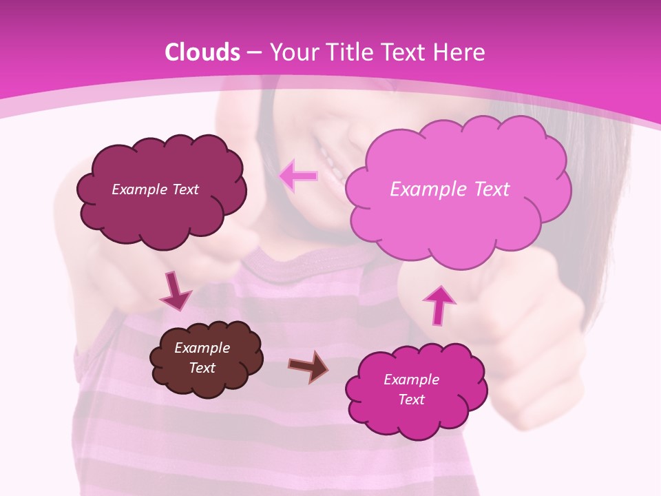 Girl Pretty Cute PowerPoint Template