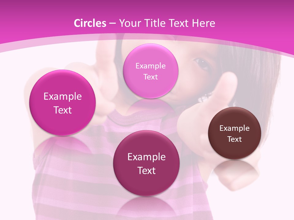 Girl Pretty Cute PowerPoint Template