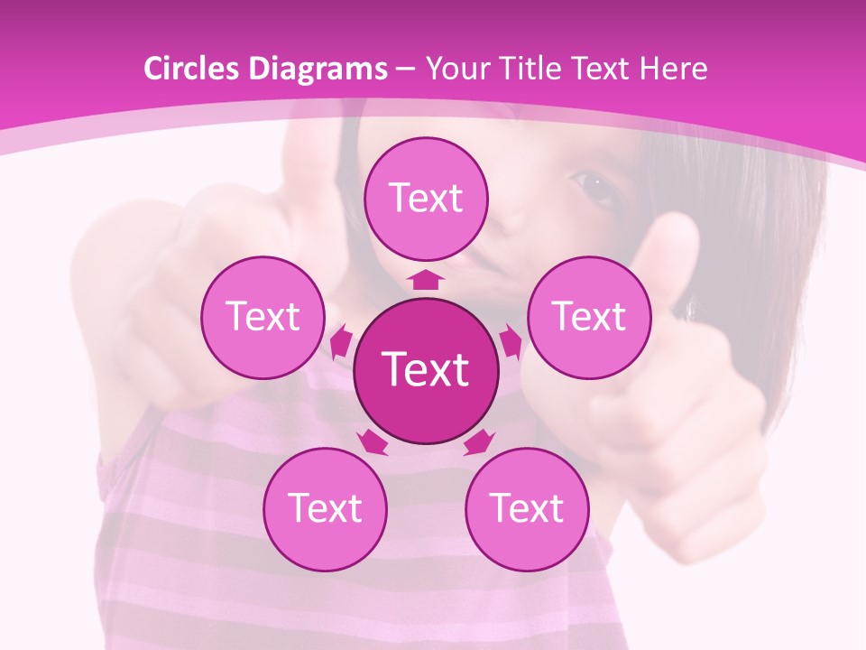 Girl Pretty Cute PowerPoint Template