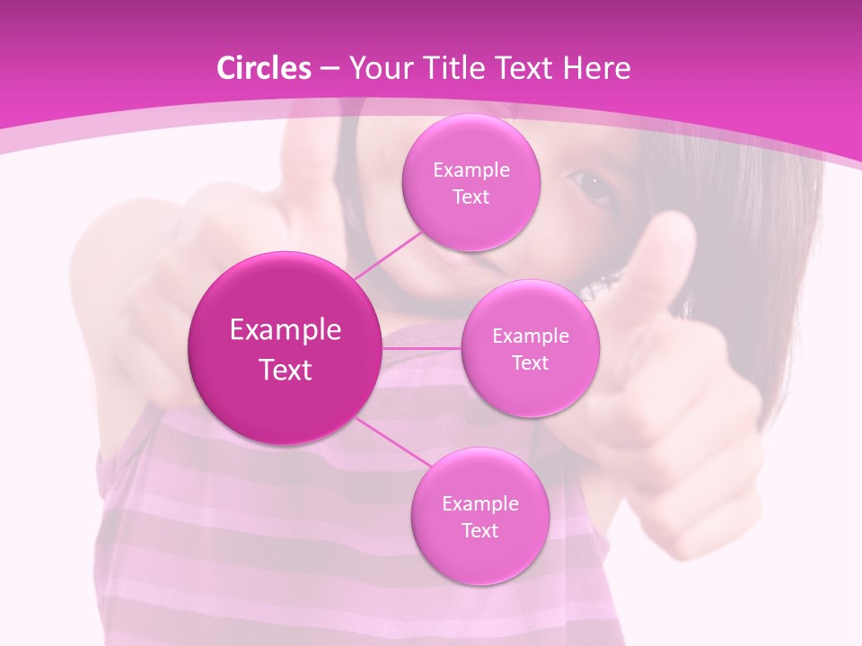 Girl Pretty Cute PowerPoint Template