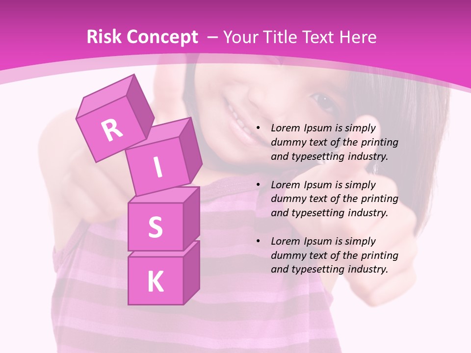 Girl Pretty Cute PowerPoint Template