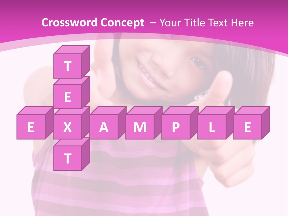 Girl Pretty Cute PowerPoint Template