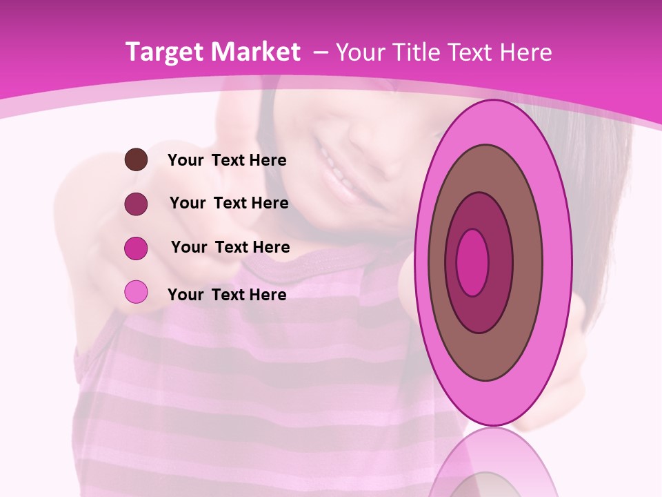 Girl Pretty Cute PowerPoint Template