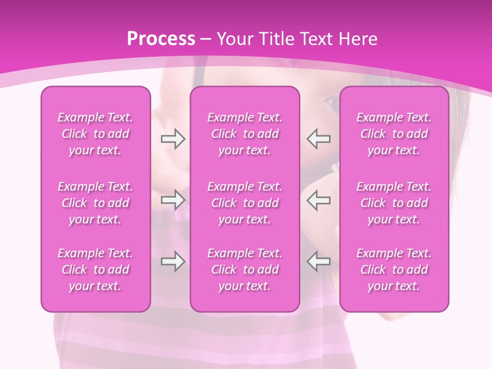 Girl Pretty Cute PowerPoint Template