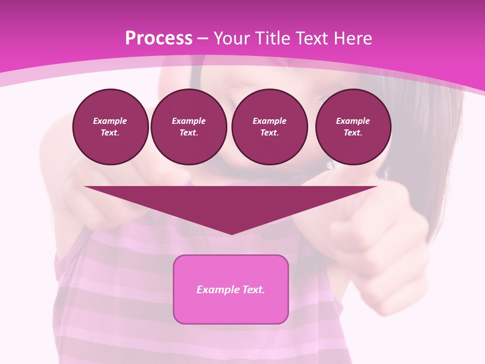 Girl Pretty Cute PowerPoint Template