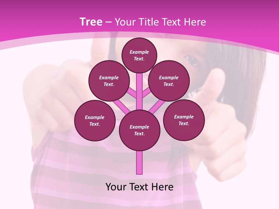 Girl Pretty Cute PowerPoint Template