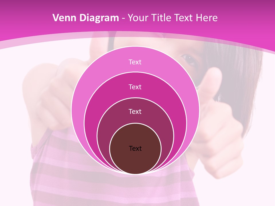 Girl Pretty Cute PowerPoint Template