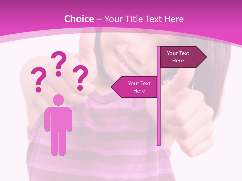 Girl Pretty Cute PowerPoint Template