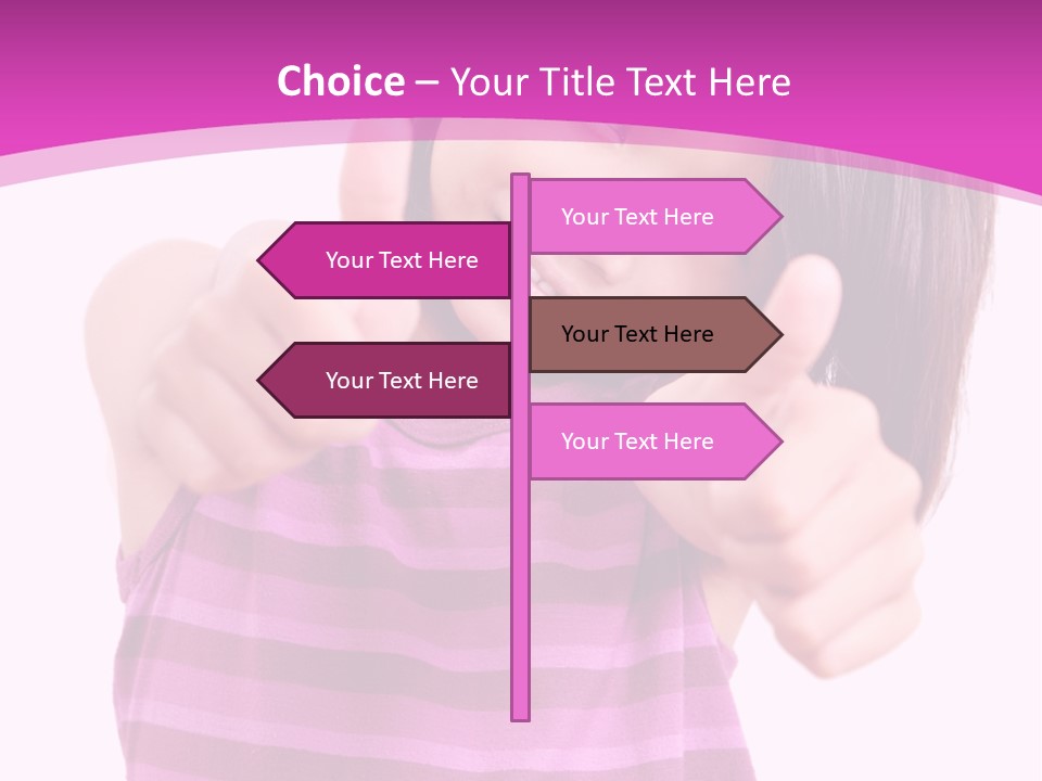 Girl Pretty Cute PowerPoint Template