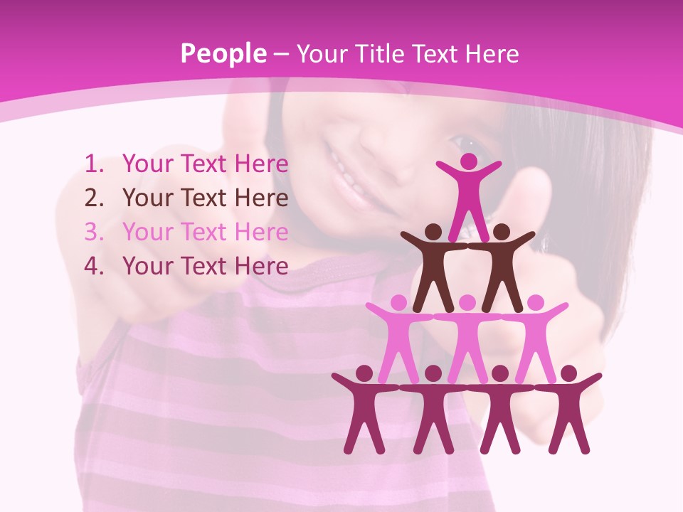 Girl Pretty Cute PowerPoint Template