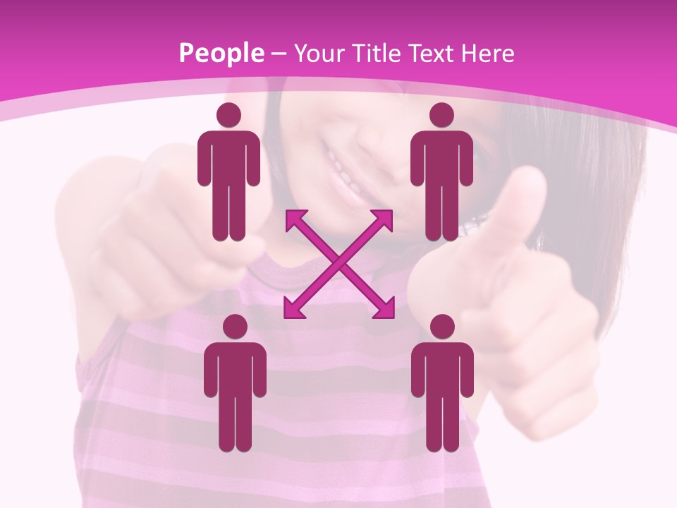 Girl Pretty Cute PowerPoint Template