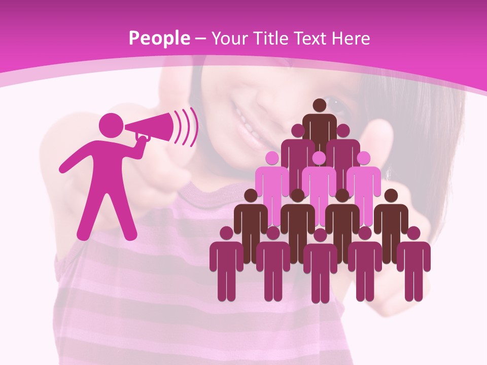 Girl Pretty Cute PowerPoint Template