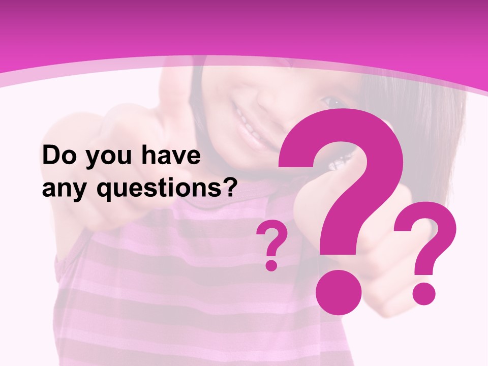 Girl Pretty Cute PowerPoint Template