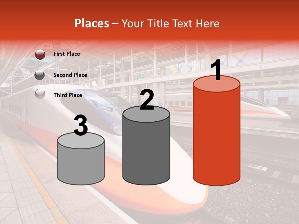 Commuter Light Railroad PowerPoint Template