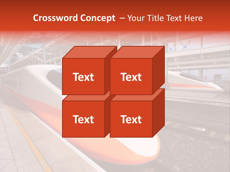 Commuter Light Railroad PowerPoint Template