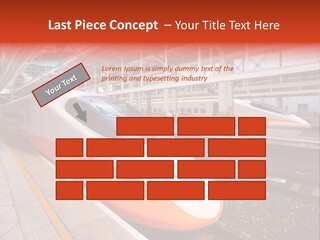 Commuter Light Railroad PowerPoint Template