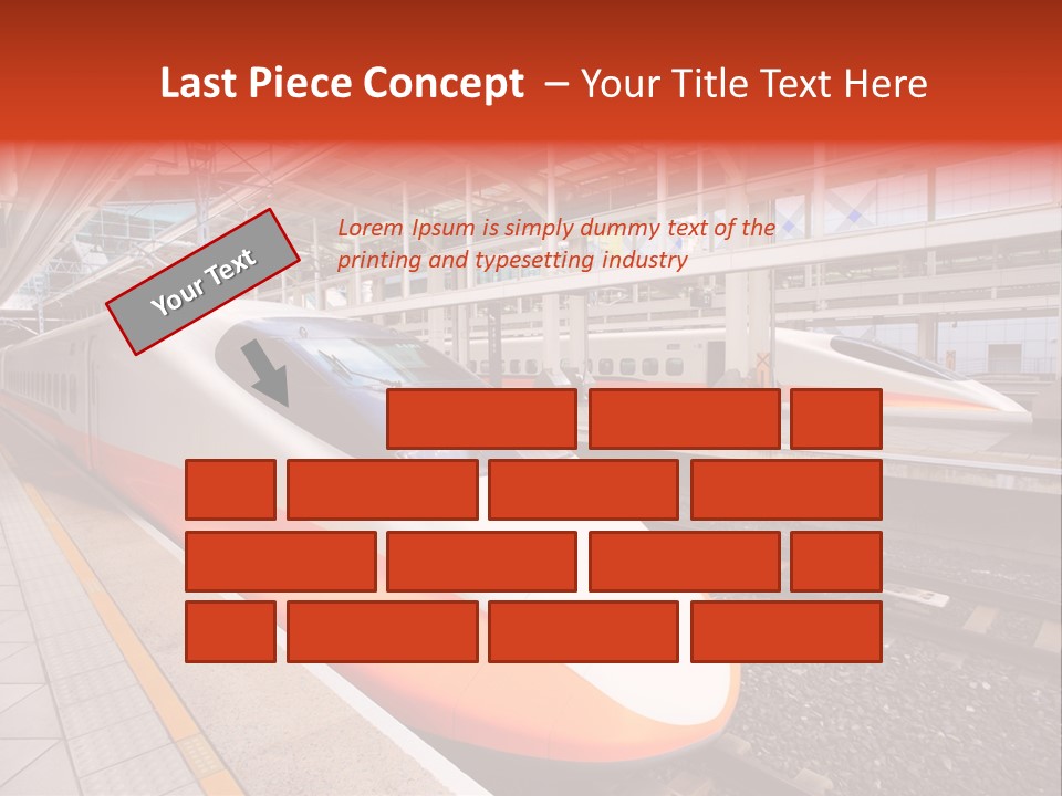 Commuter Light Railroad PowerPoint Template