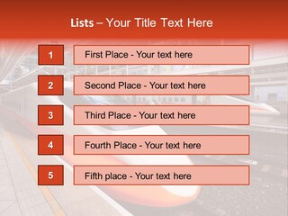 Commuter Light Railroad PowerPoint Template