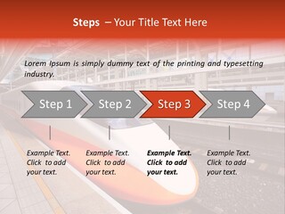 Commuter Light Railroad PowerPoint Template