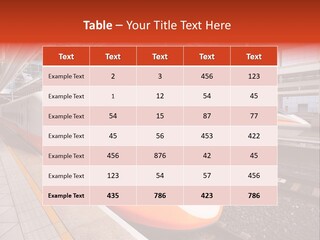 Commuter Light Railroad PowerPoint Template