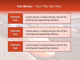 Commuter Light Railroad PowerPoint Template