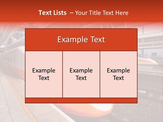 Commuter Light Railroad PowerPoint Template