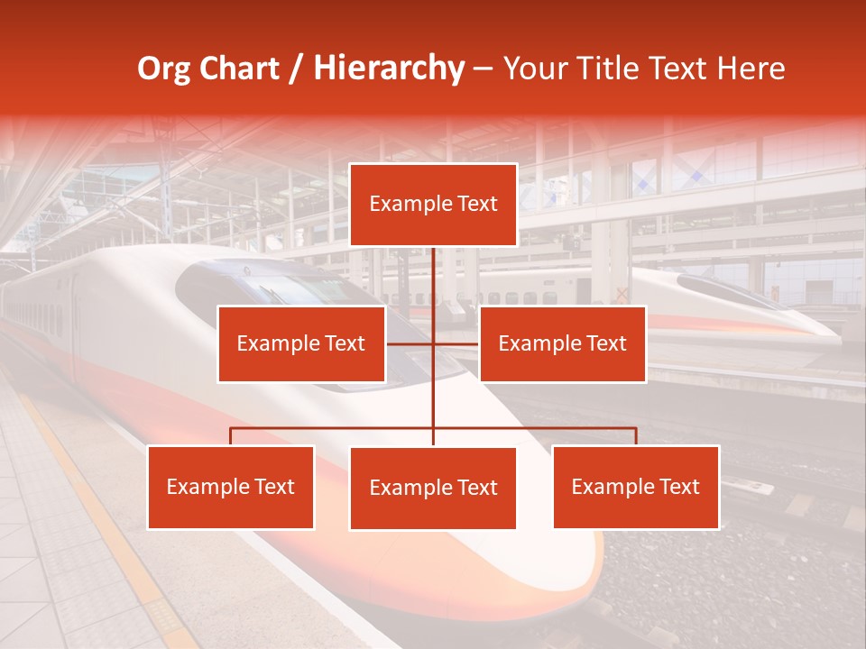 Commuter Light Railroad PowerPoint Template