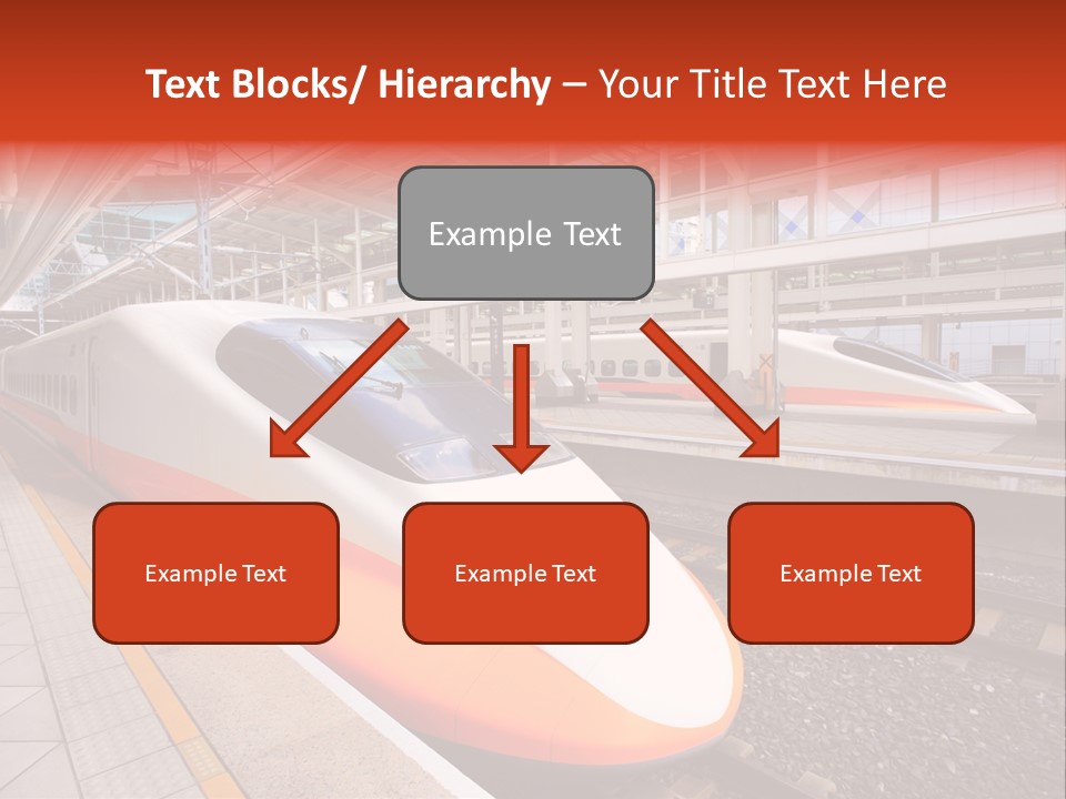 Commuter Light Railroad PowerPoint Template