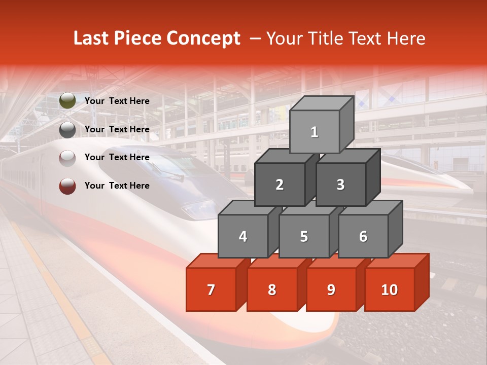 Commuter Light Railroad PowerPoint Template