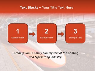 Commuter Light Railroad PowerPoint Template