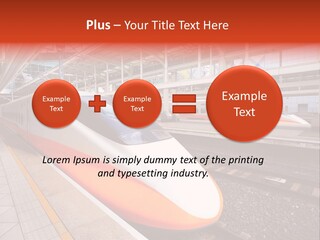 Commuter Light Railroad PowerPoint Template