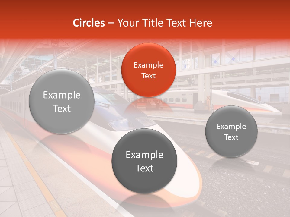 Commuter Light Railroad PowerPoint Template