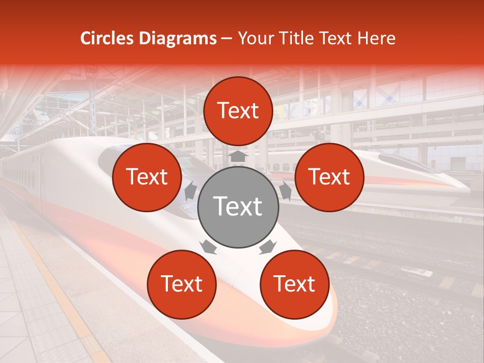 Commuter Light Railroad PowerPoint Template