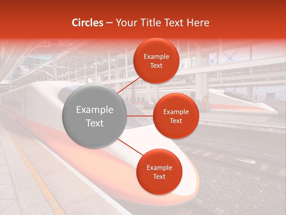 Commuter Light Railroad PowerPoint Template