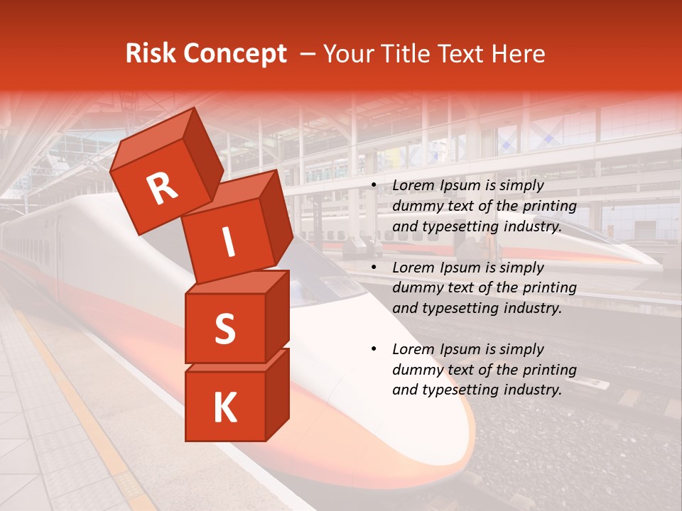 Commuter Light Railroad PowerPoint Template