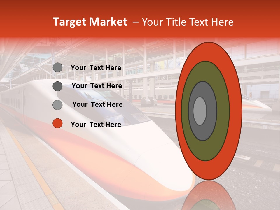 Commuter Light Railroad PowerPoint Template