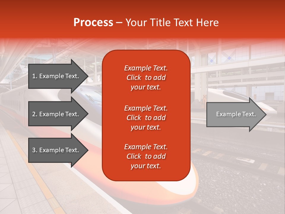 Commuter Light Railroad PowerPoint Template