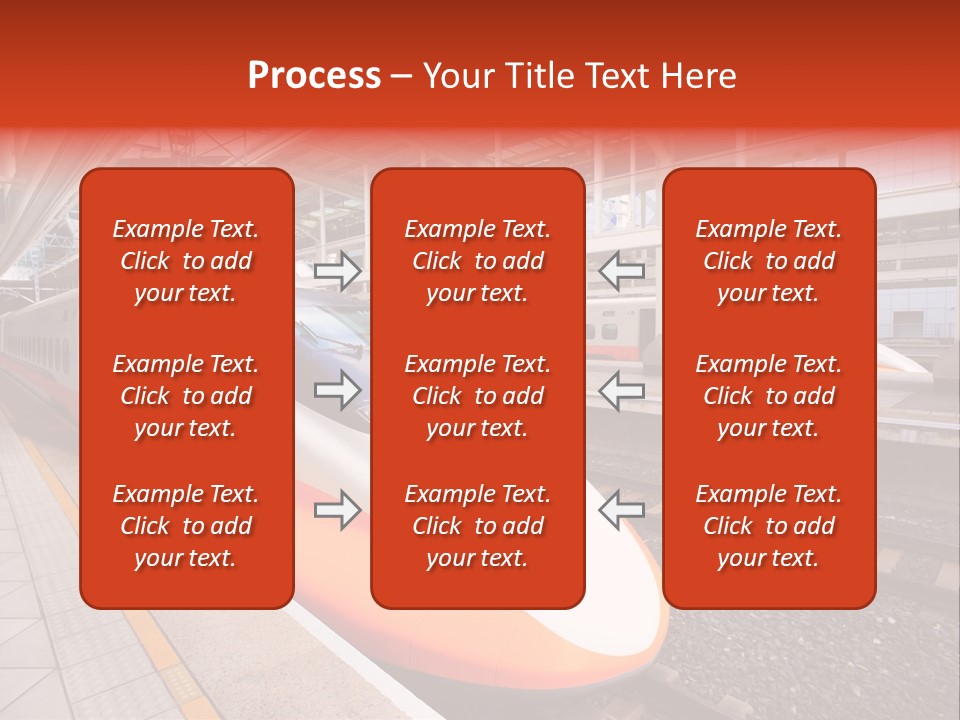 Commuter Light Railroad PowerPoint Template