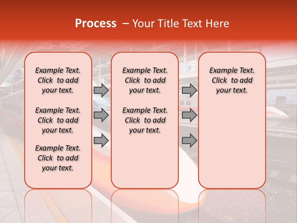 Commuter Light Railroad PowerPoint Template