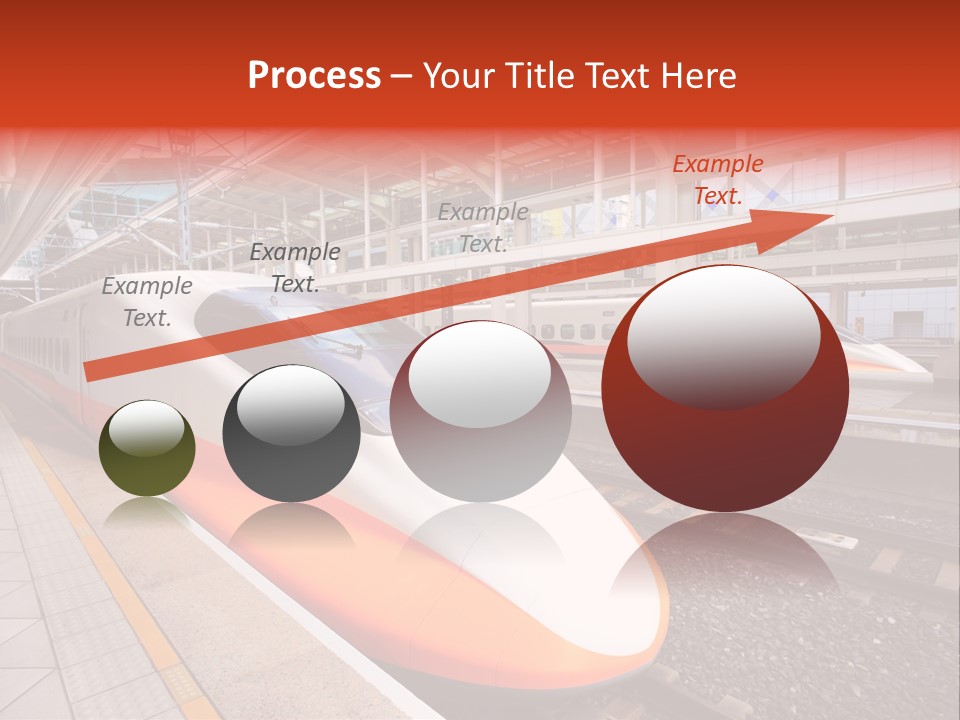 Commuter Light Railroad PowerPoint Template